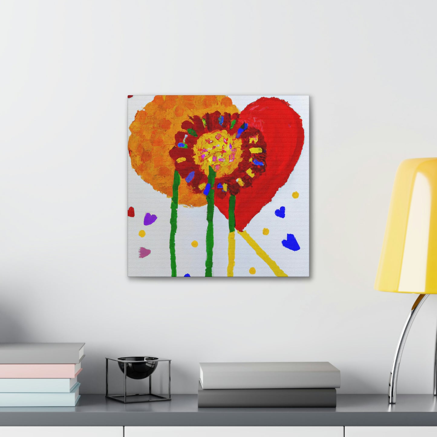 "Love Blooms Forever" - Canvas