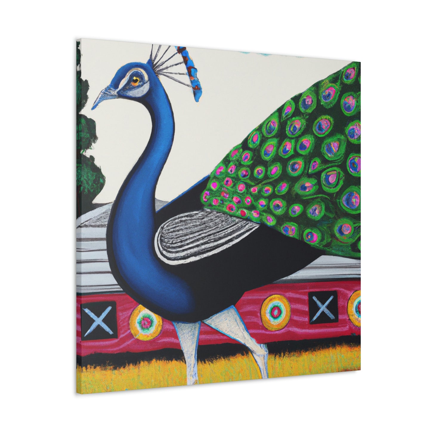 "Peacock in Paradise" - Canvas