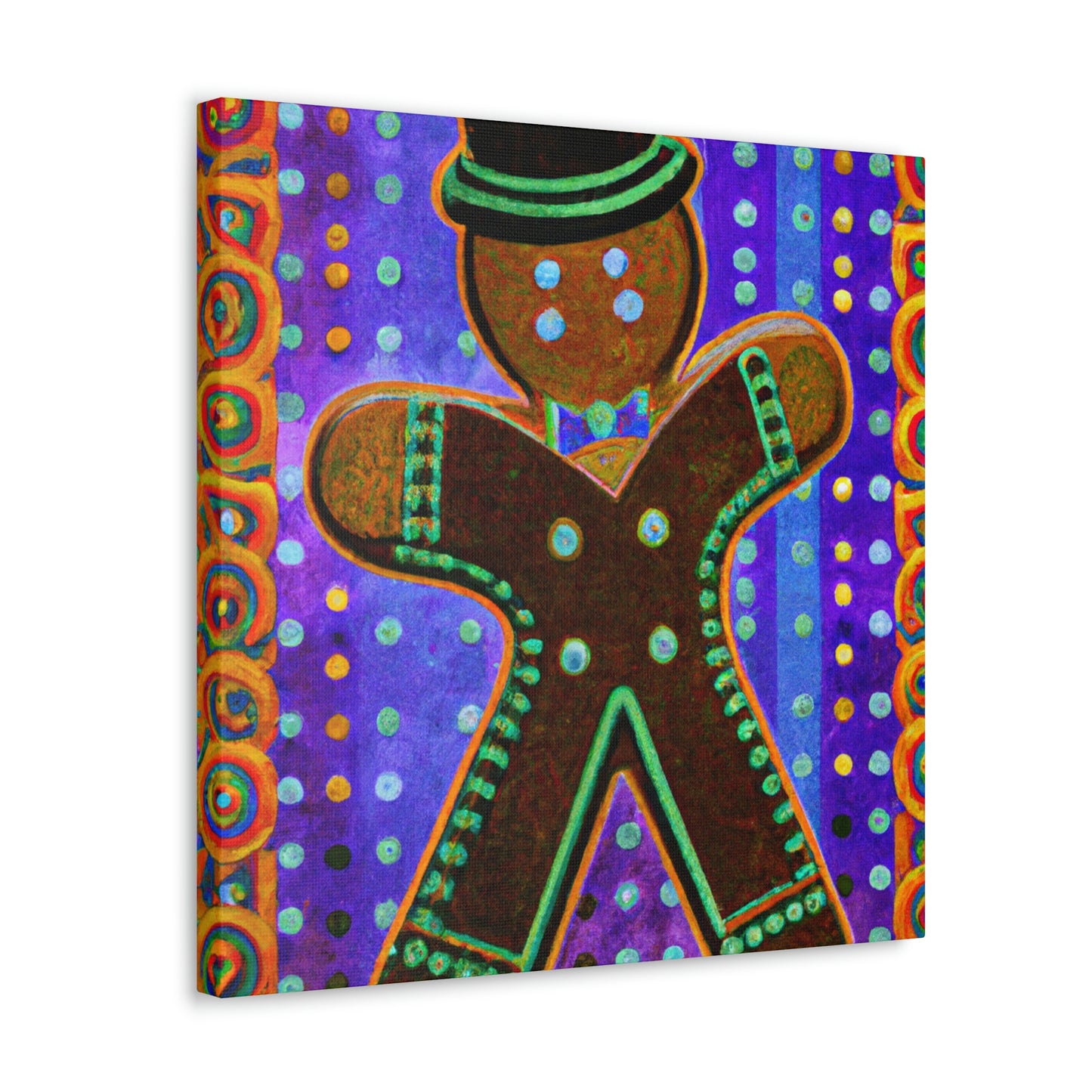 Gingerbread Man Dreaming - Canvas