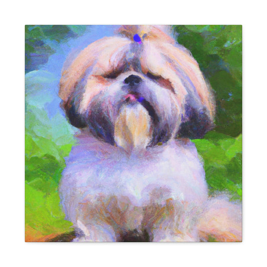 "Cute Shih Tzu Puppy" - Canvas