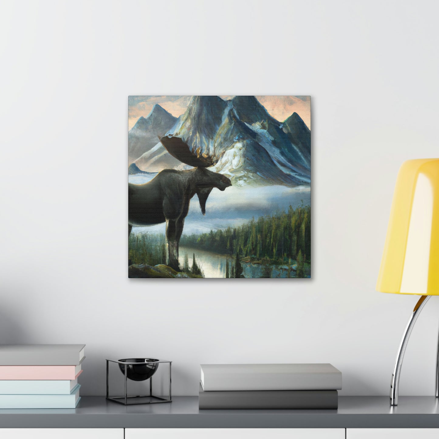 Moose in Splendor - Canvas