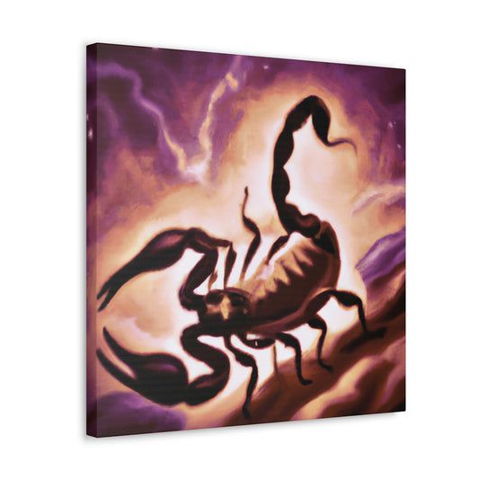 Scorpion Art Deco - Canvas