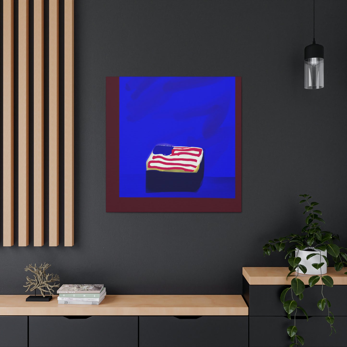 Red, White, Blue. - Canvas