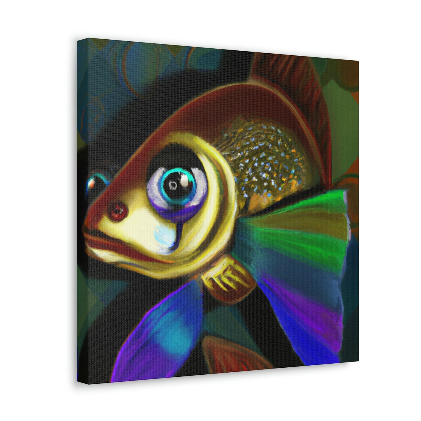 Guppy Art Deco Swirl - Canvas