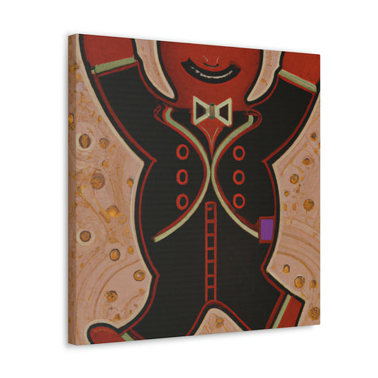 "Gingerbread Splendor-Deco" - Canvas