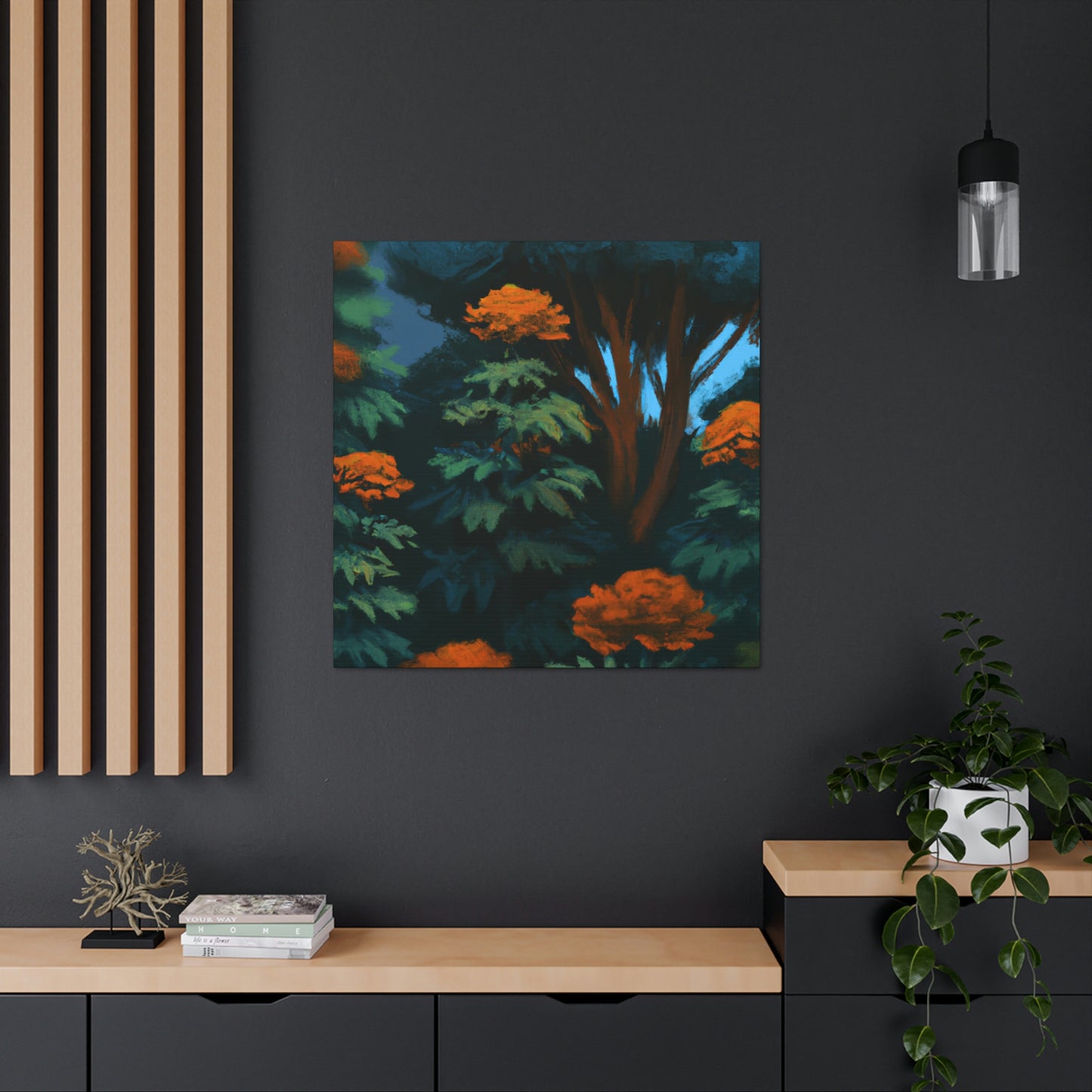 Marigolds in Bloom - Canvas