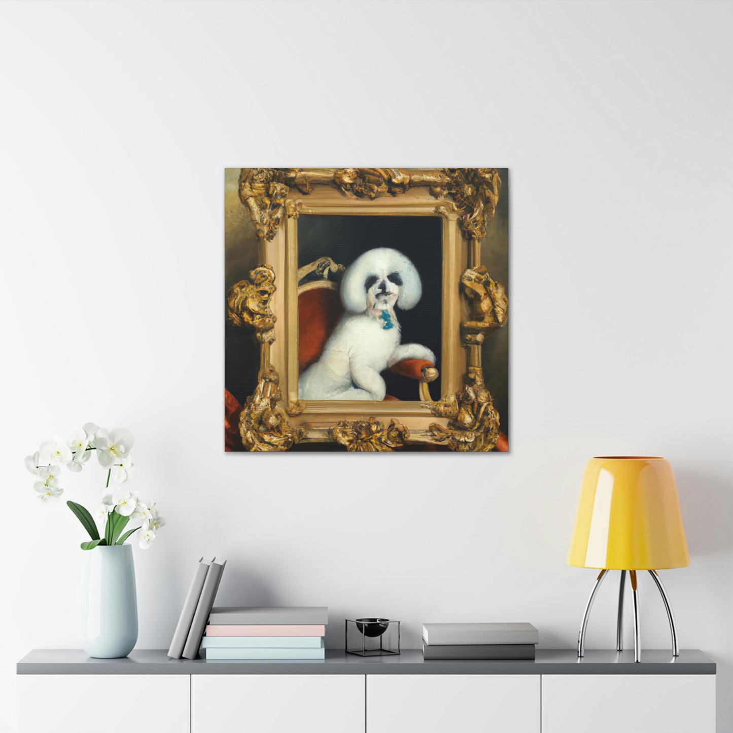 "Bichon Frise Adored" - Canvas