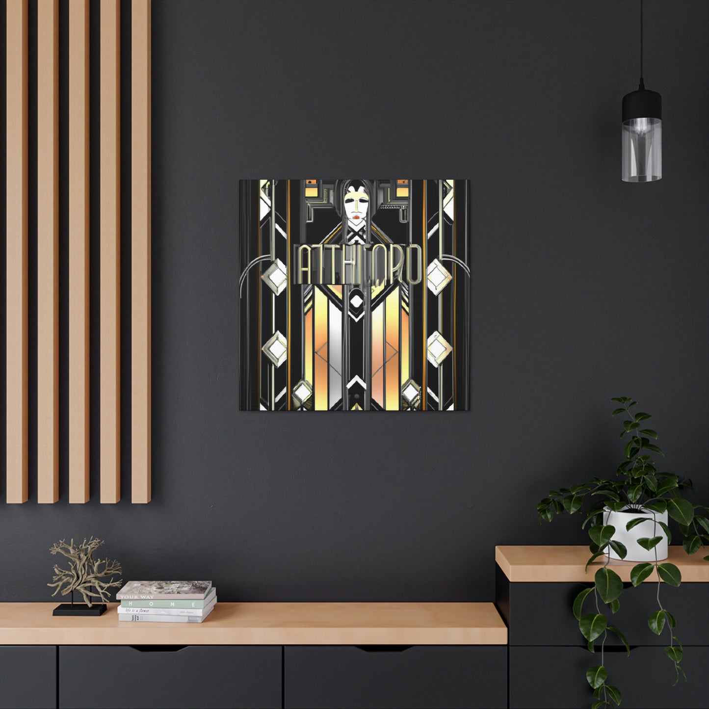 Dazzling Disco Deco - Canvas