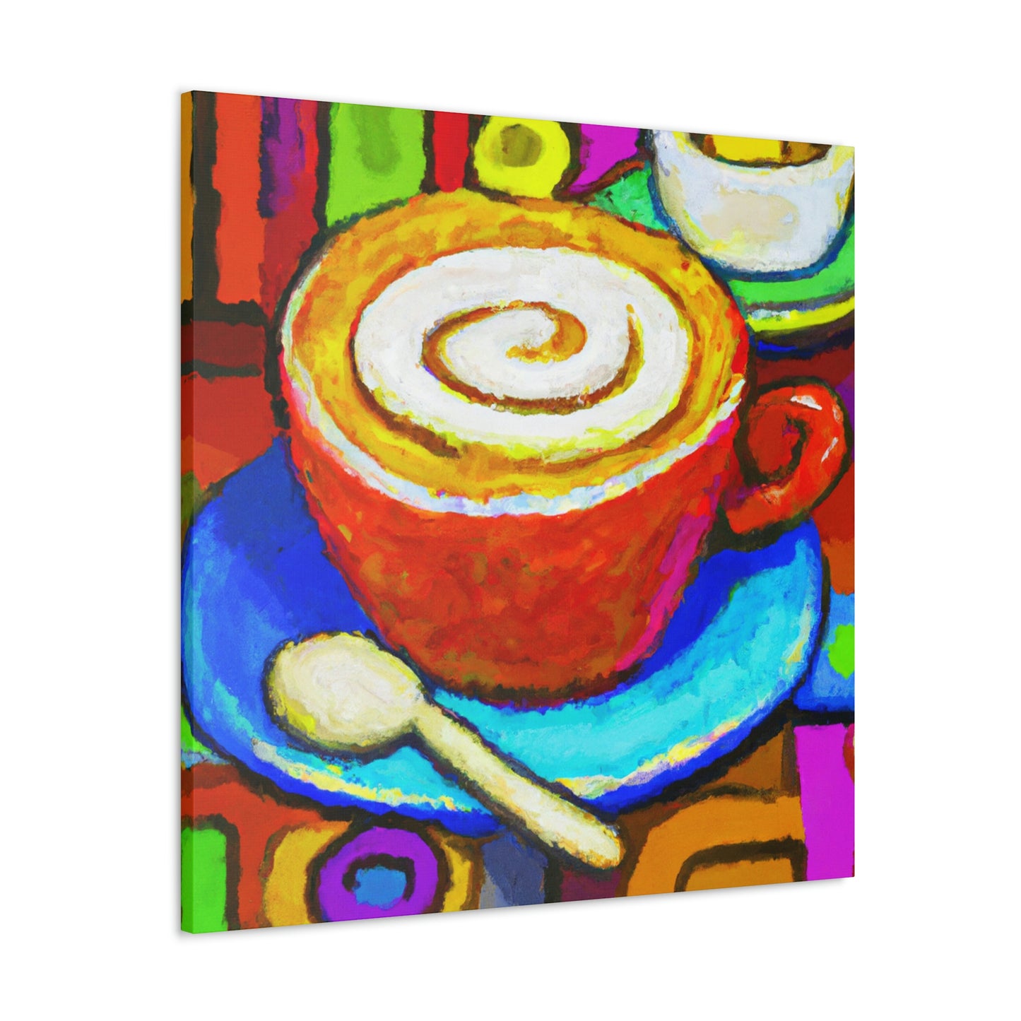 "Cappuchino in Fauvism." - Canvas