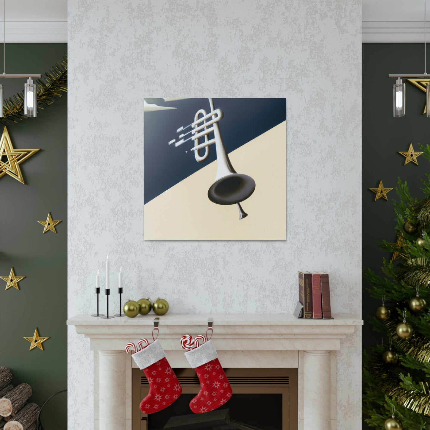 Trombone in the Cloud - Canvas