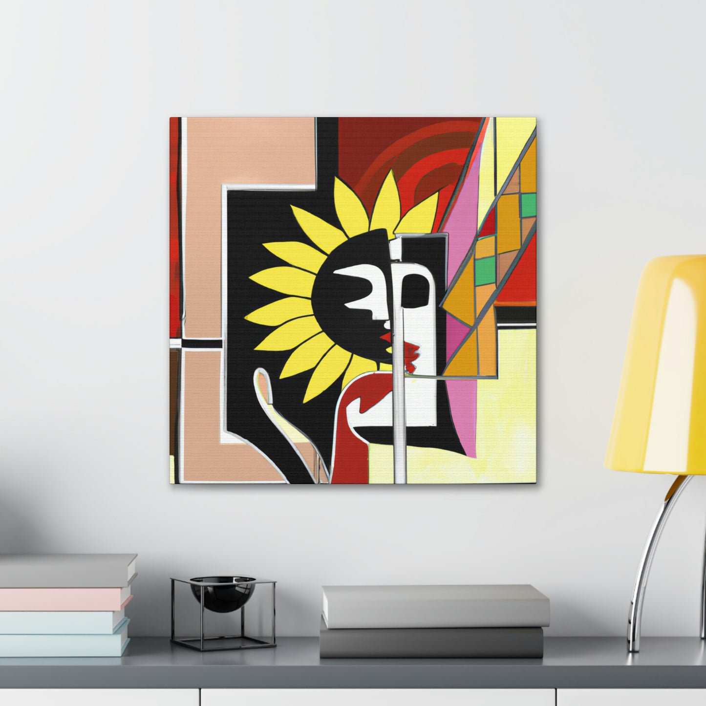 Love and Sunflowers - Canvas