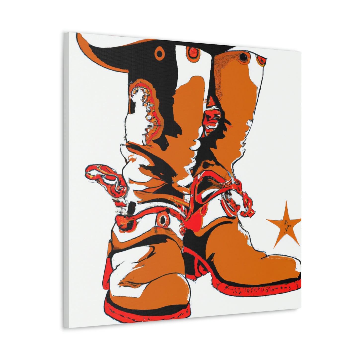 "Boots of Industrial Life" - Canvas