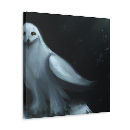 Winter's Majestic Owl - Canvas