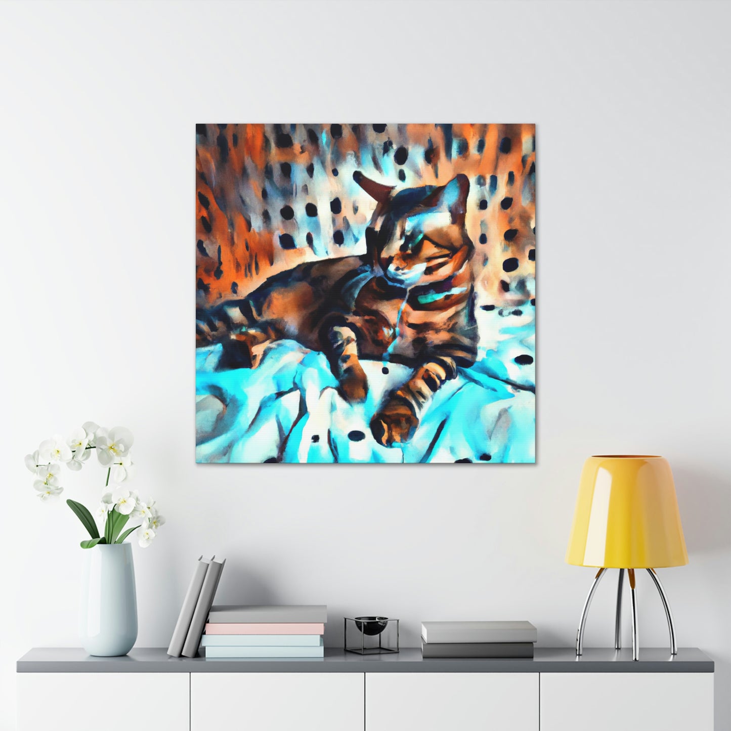 "Bengal in Abstraction" - Canvas