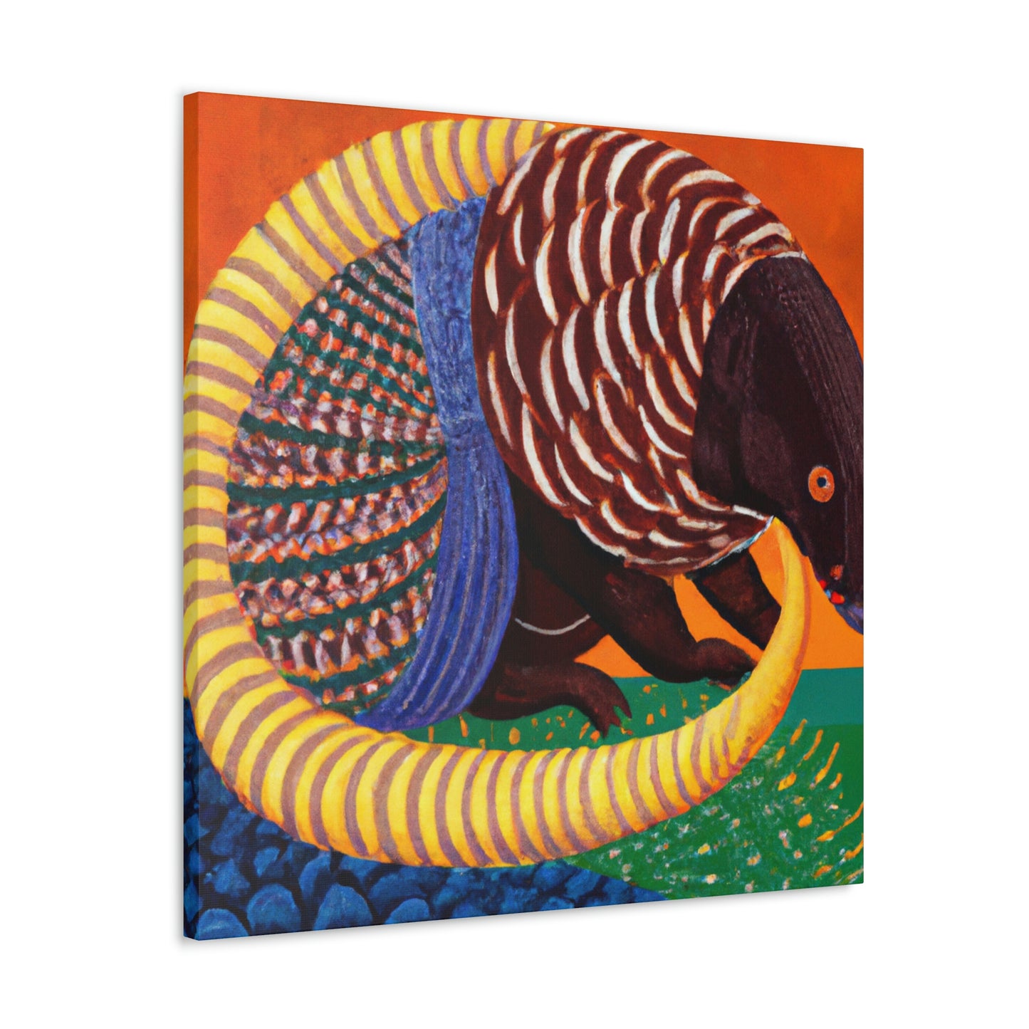 Gilded Pangolin Radiance - Canvas