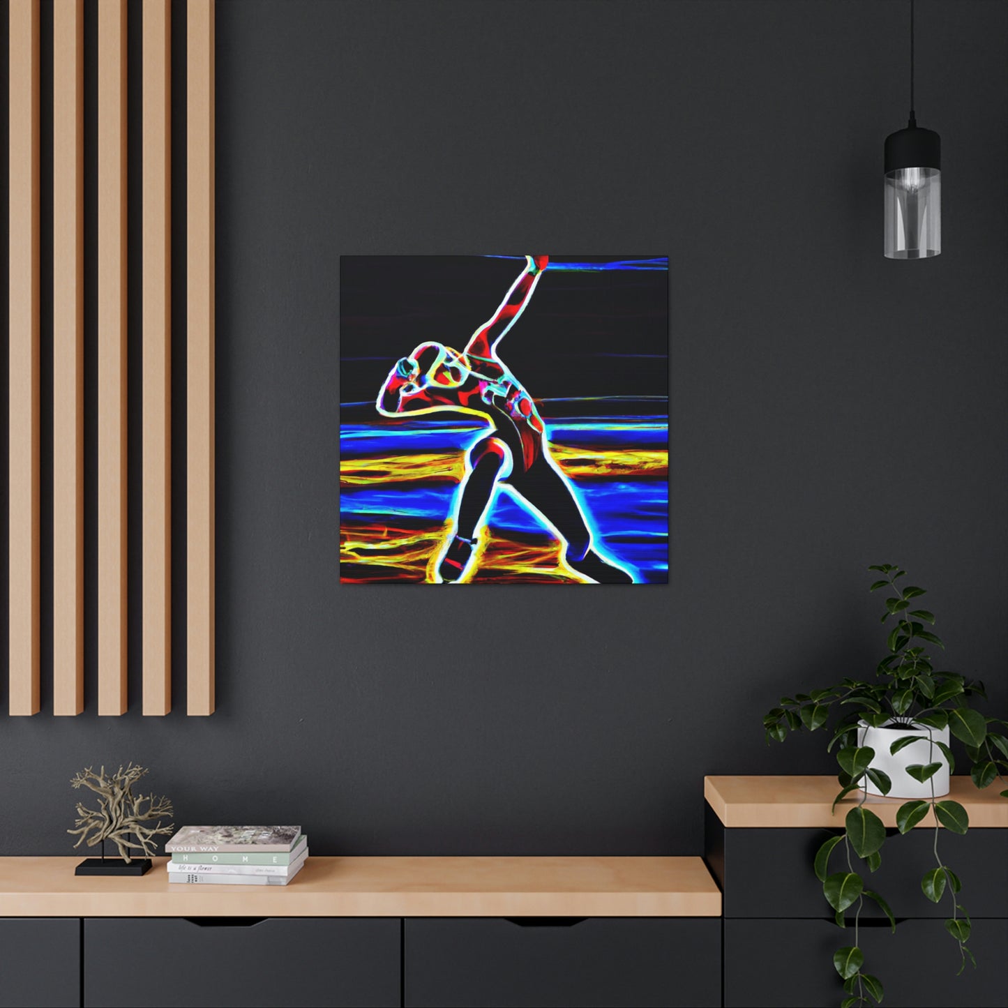 Skateboarding in Paradise - Canvas