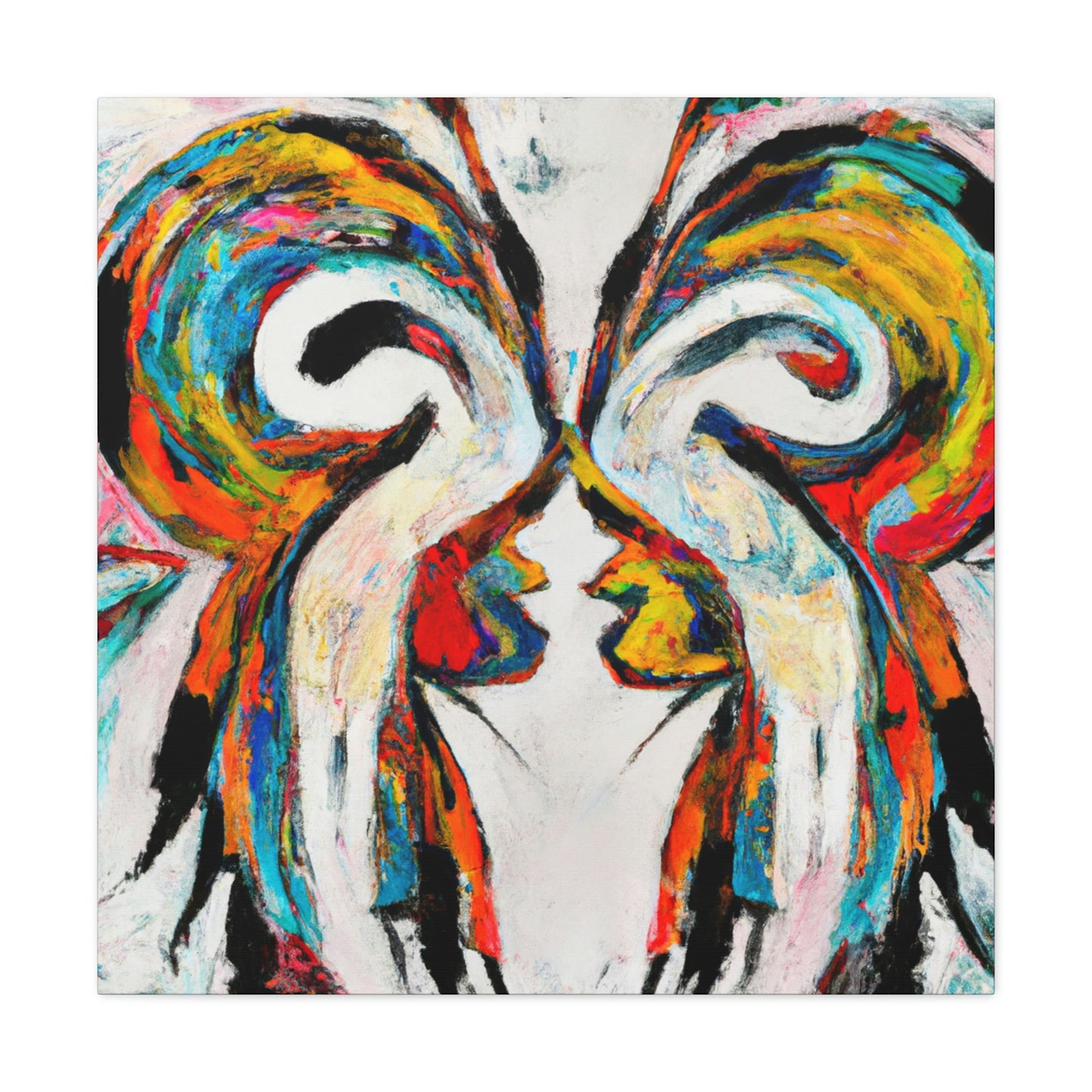 "Love's Winged Embrace" - Canvas