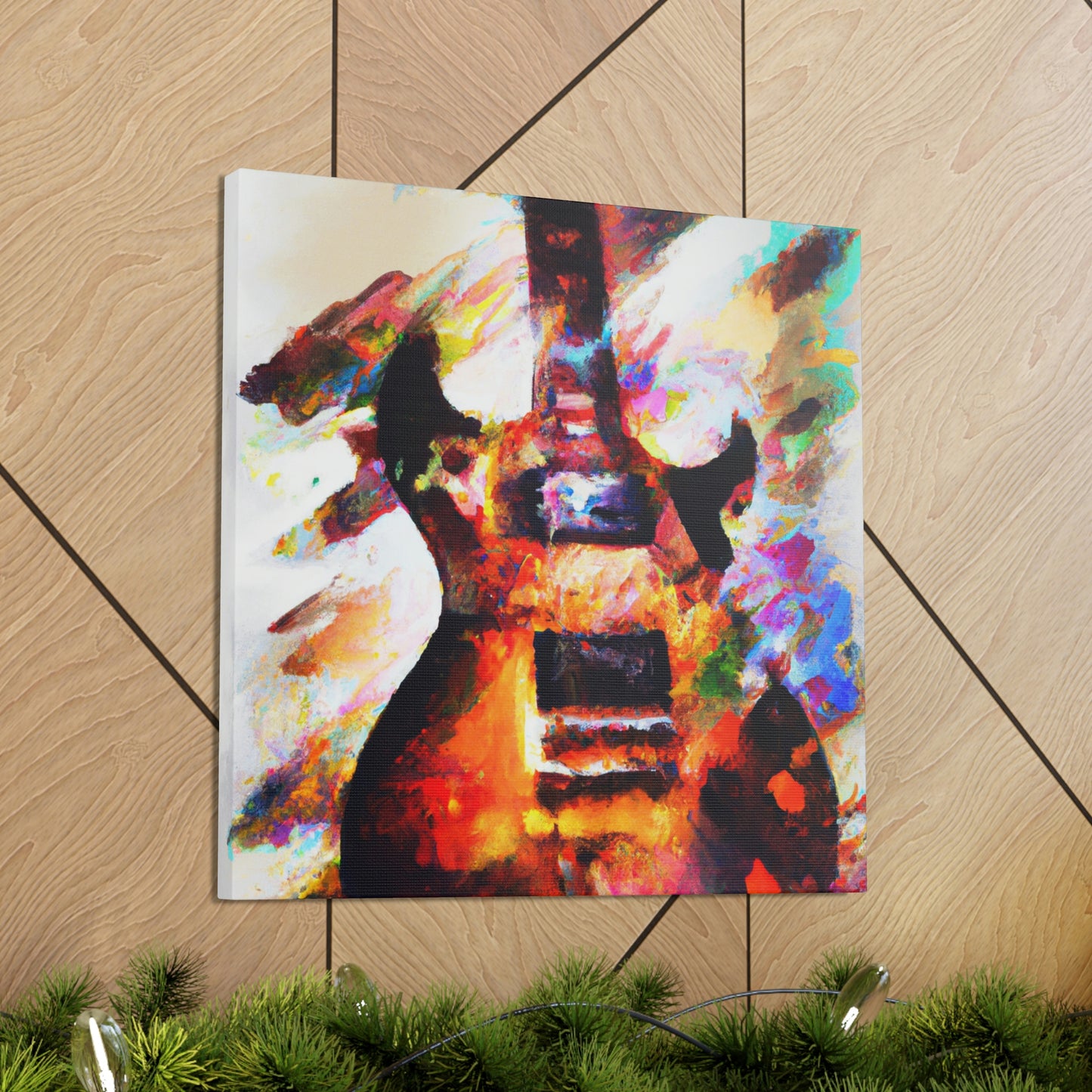 "Electric Guitar Symphony" - Canvas