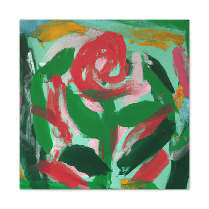 "Rose in Expressionism Era" - Canvas