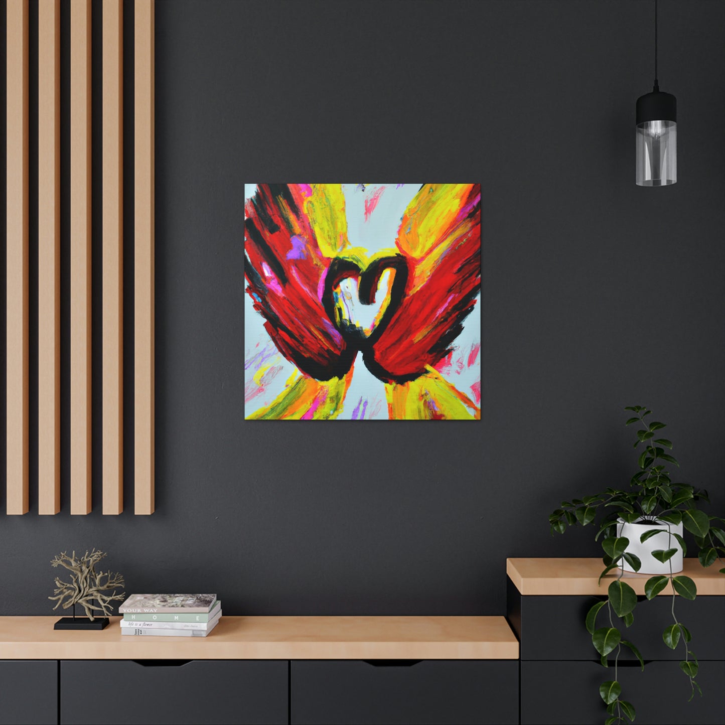 Love's Angelic Wings - Canvas