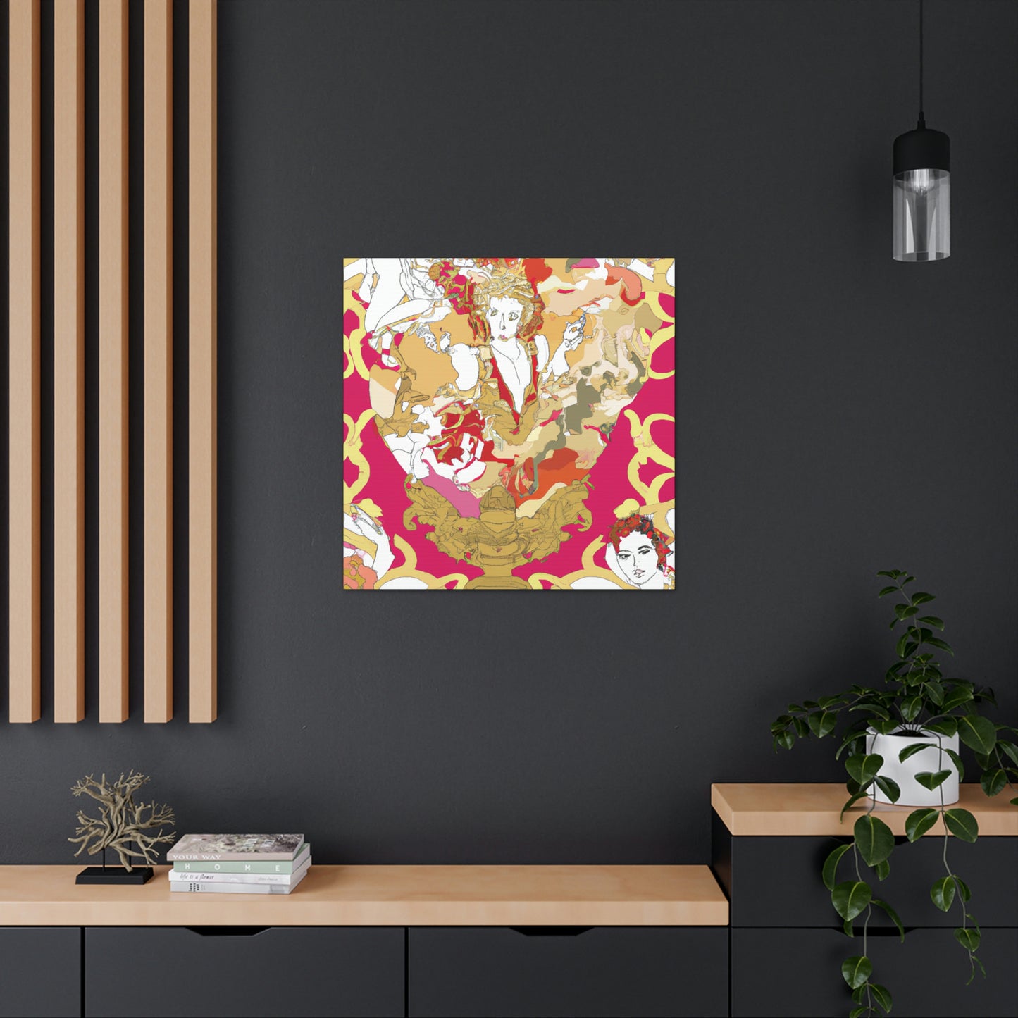 Lavish Garden Splendor - Canvas