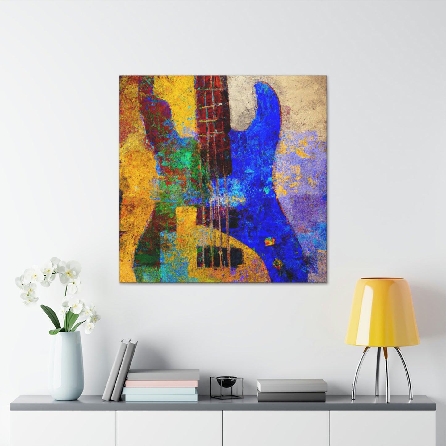 "Bass Guitar Resonance" - Canvas