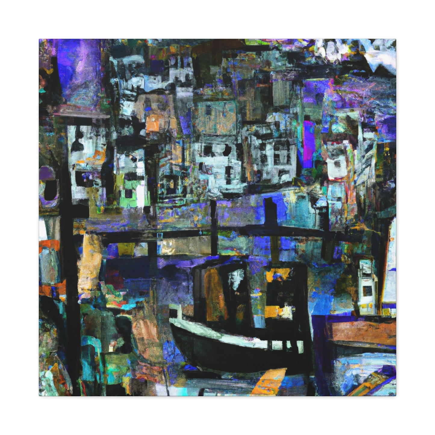 Harbor of Expressionism - Canvas