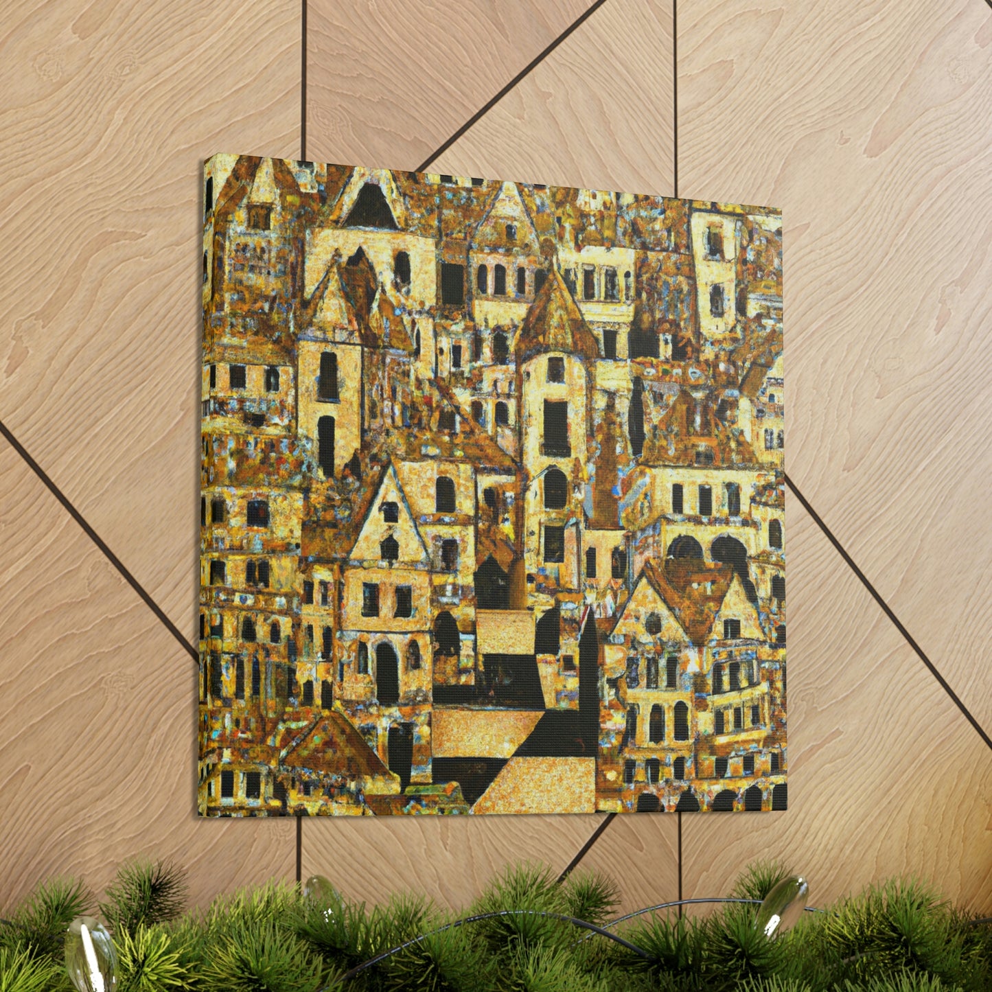 Tudor Garden Splendor - Canvas