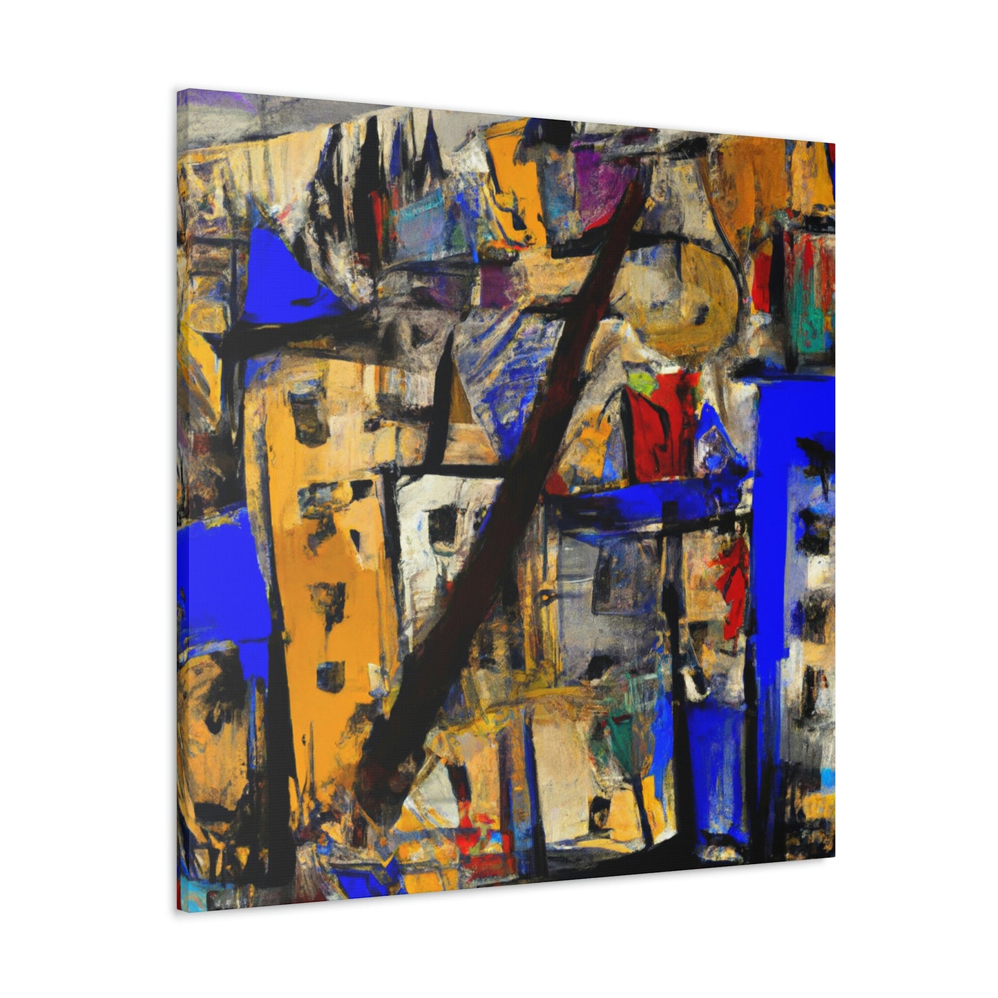 Postmodern Expressionism World - Canvas