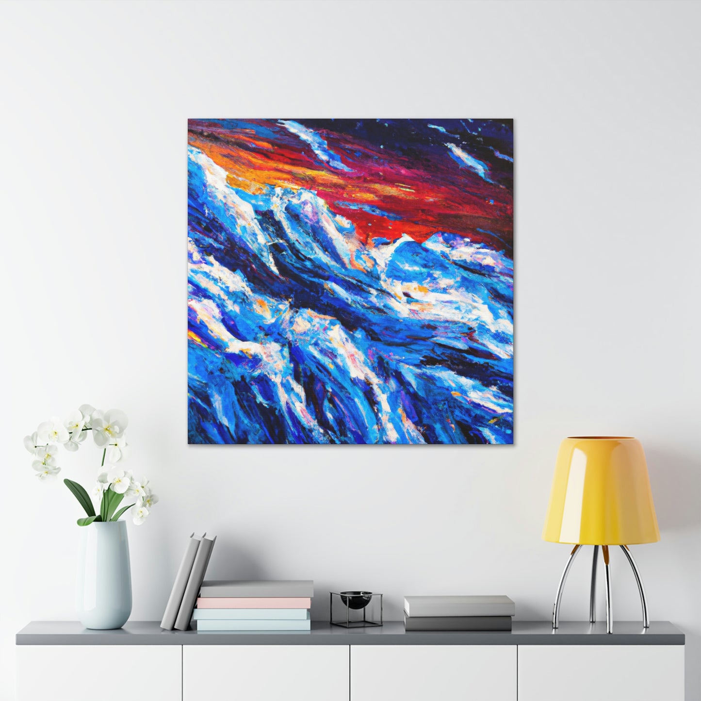 "Ocean's Mighty Embrace" - Canvas