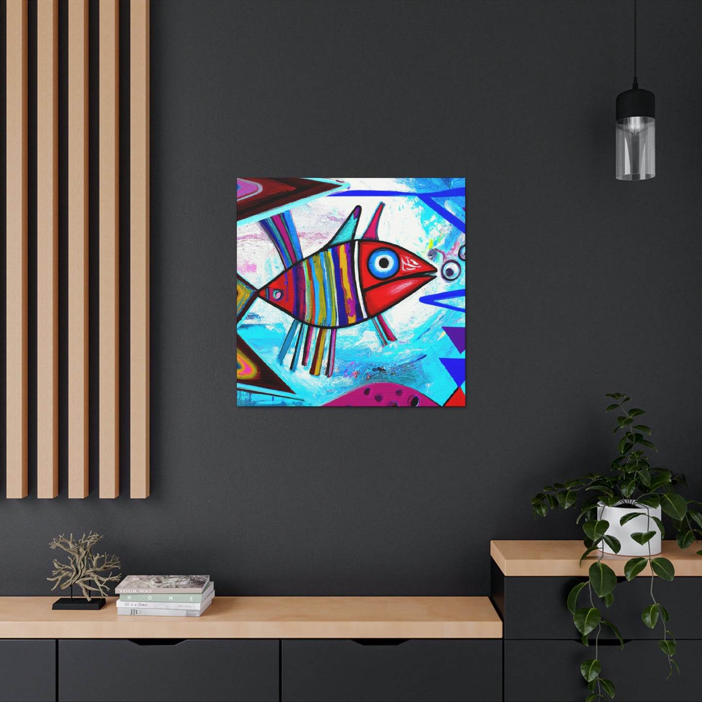 "Fish of the Unseen" - Canvas