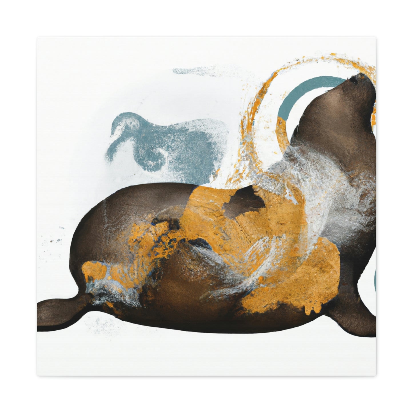 Sea Lion Splendor - Canvas