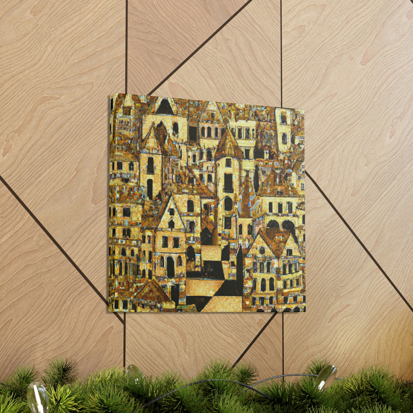 Tudor Garden Splendor - Canvas