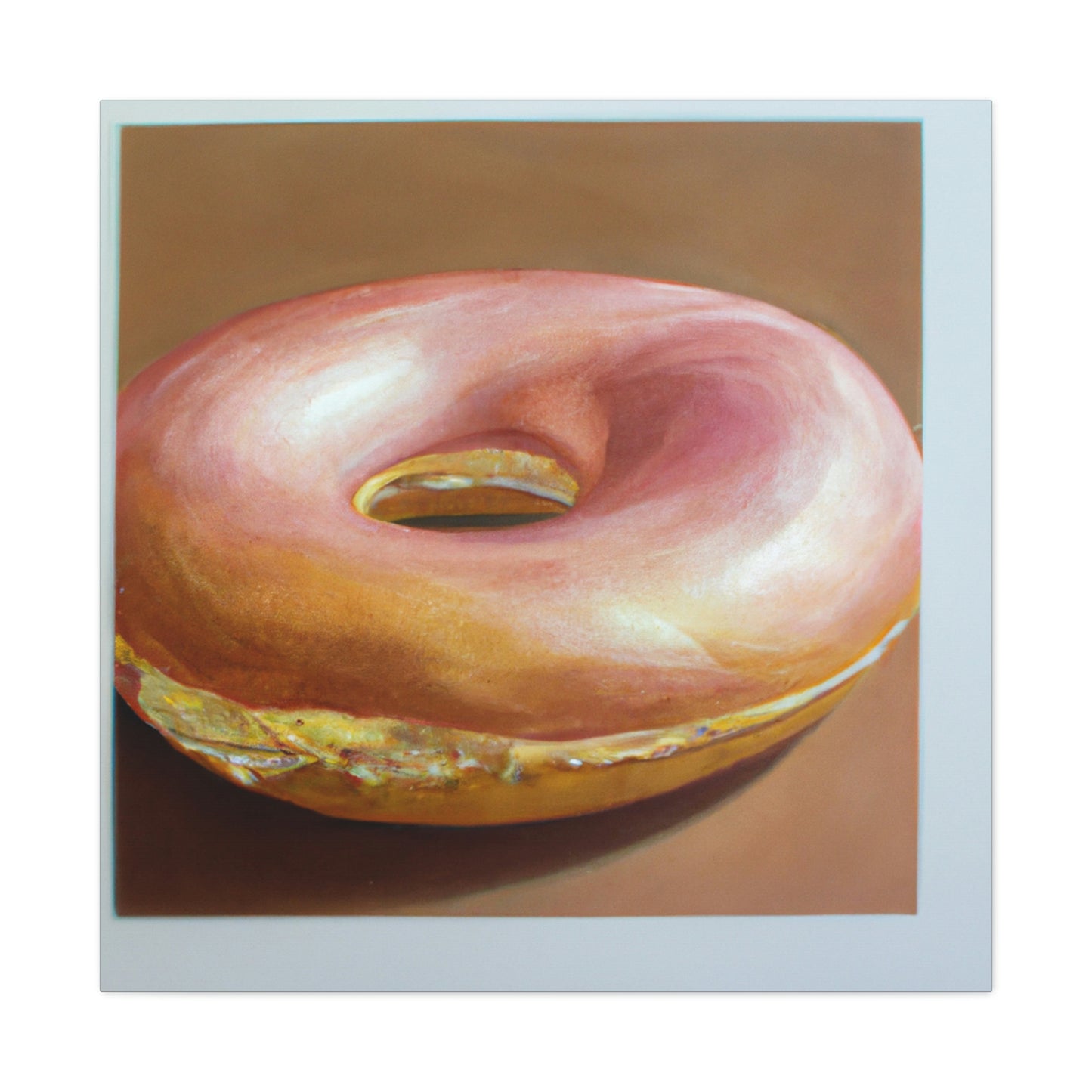 "Chocolate Frosted Doughnut" - Canvas