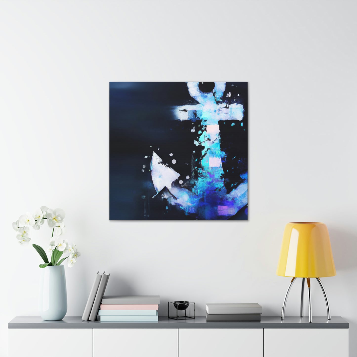 Anchor in Reflection - Canvas