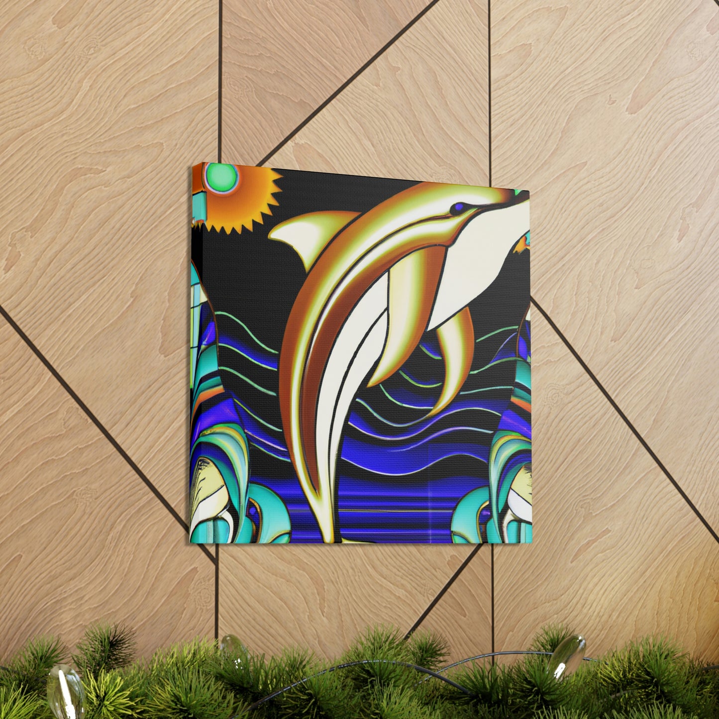 "Dance of the Dolphins" - Canvas