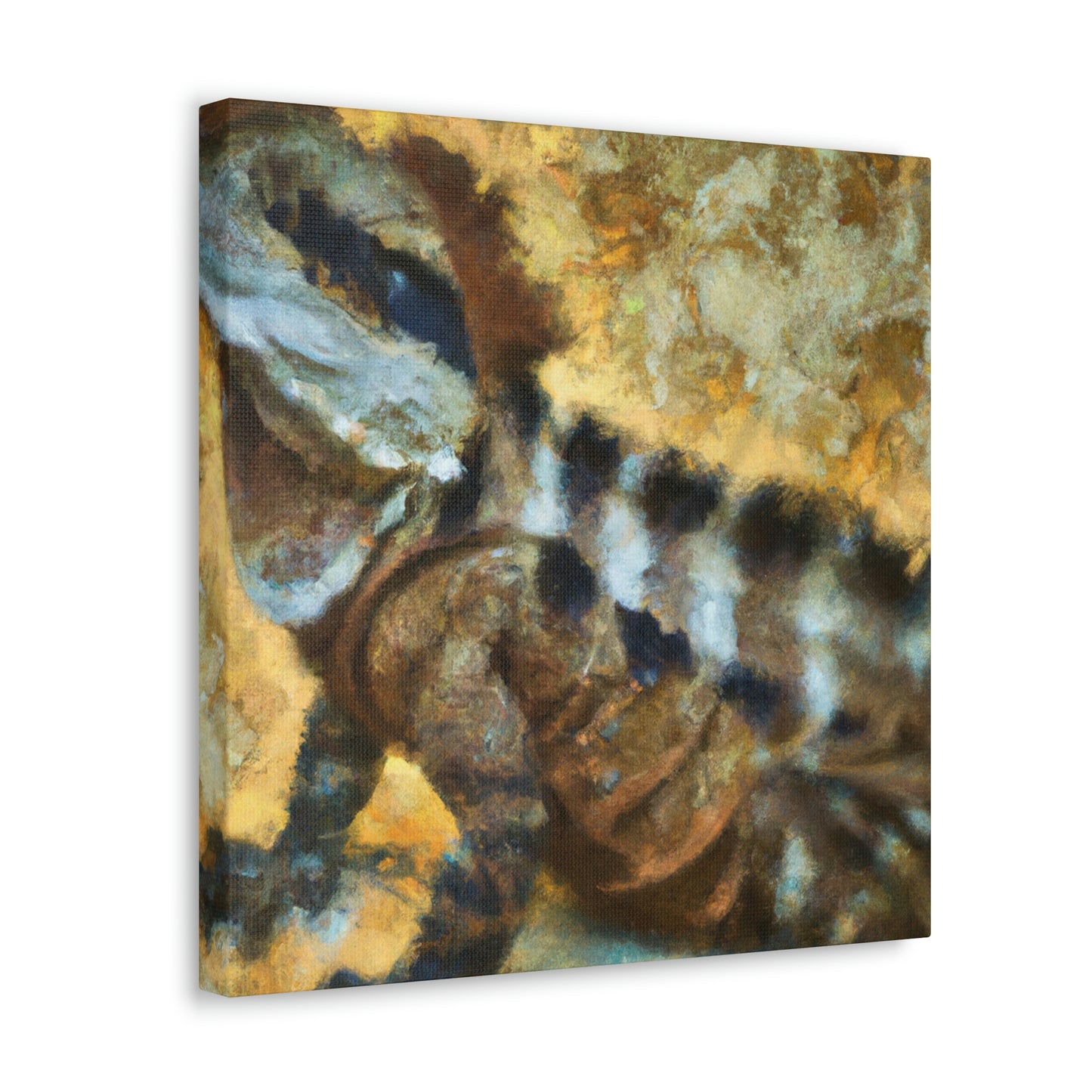 "Fanciful Frilled Lizard" - Canvas