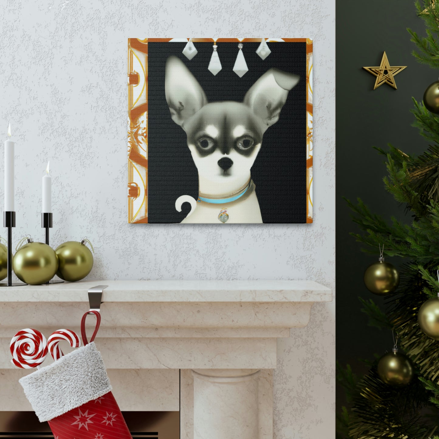 Blazing Chihuahua Splendor - Canvas