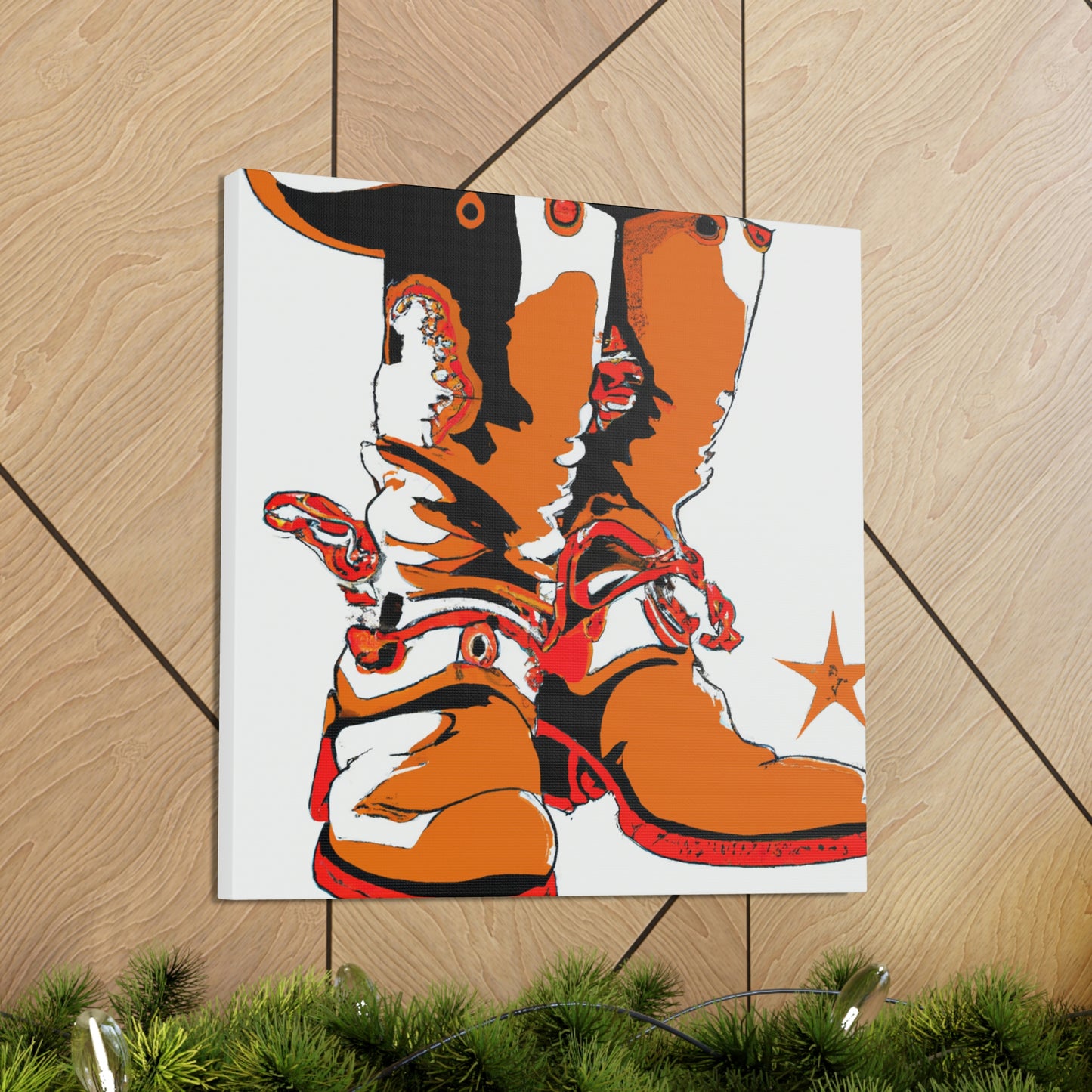 "Boots of Industrial Life" - Canvas