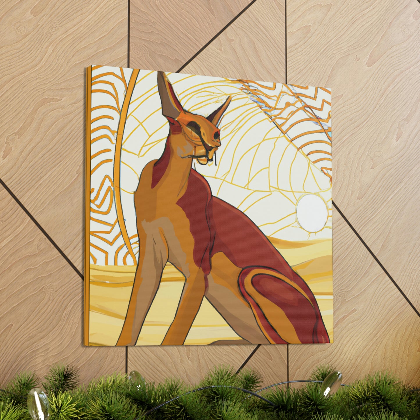 Radiant Caracal Splendor - Canvas