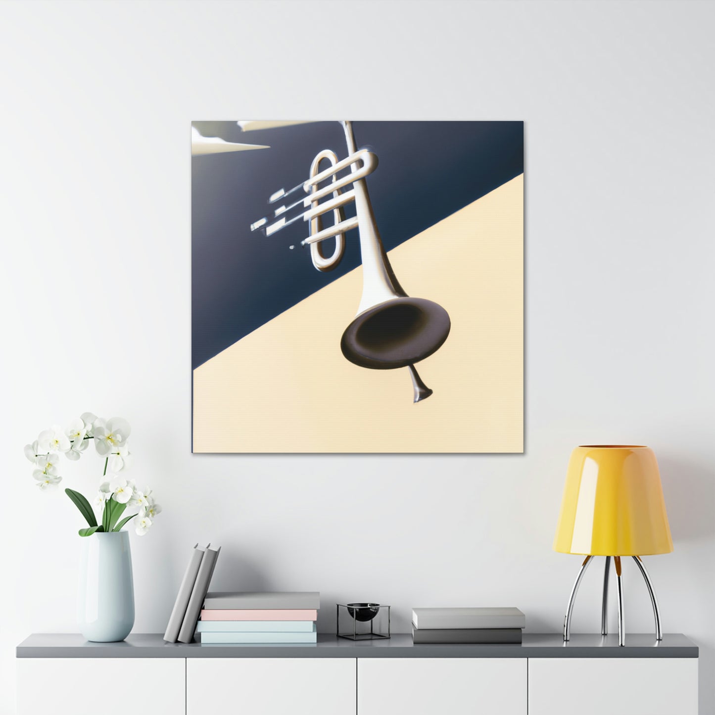 Trombone in the Cloud - Canvas