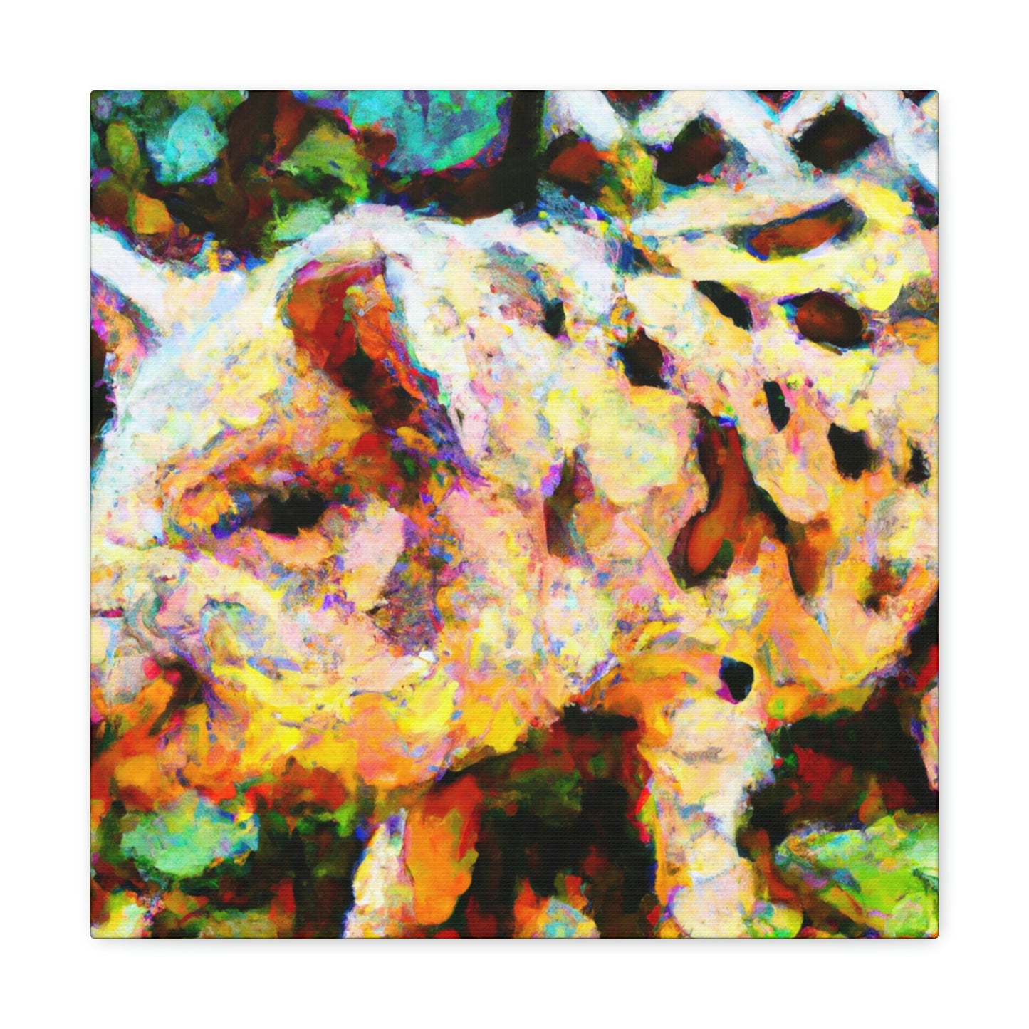 "Pig's Perception Ponderings" - Canvas