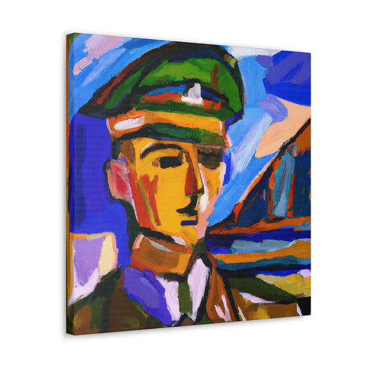 Engineer in Fauvism - Canvas