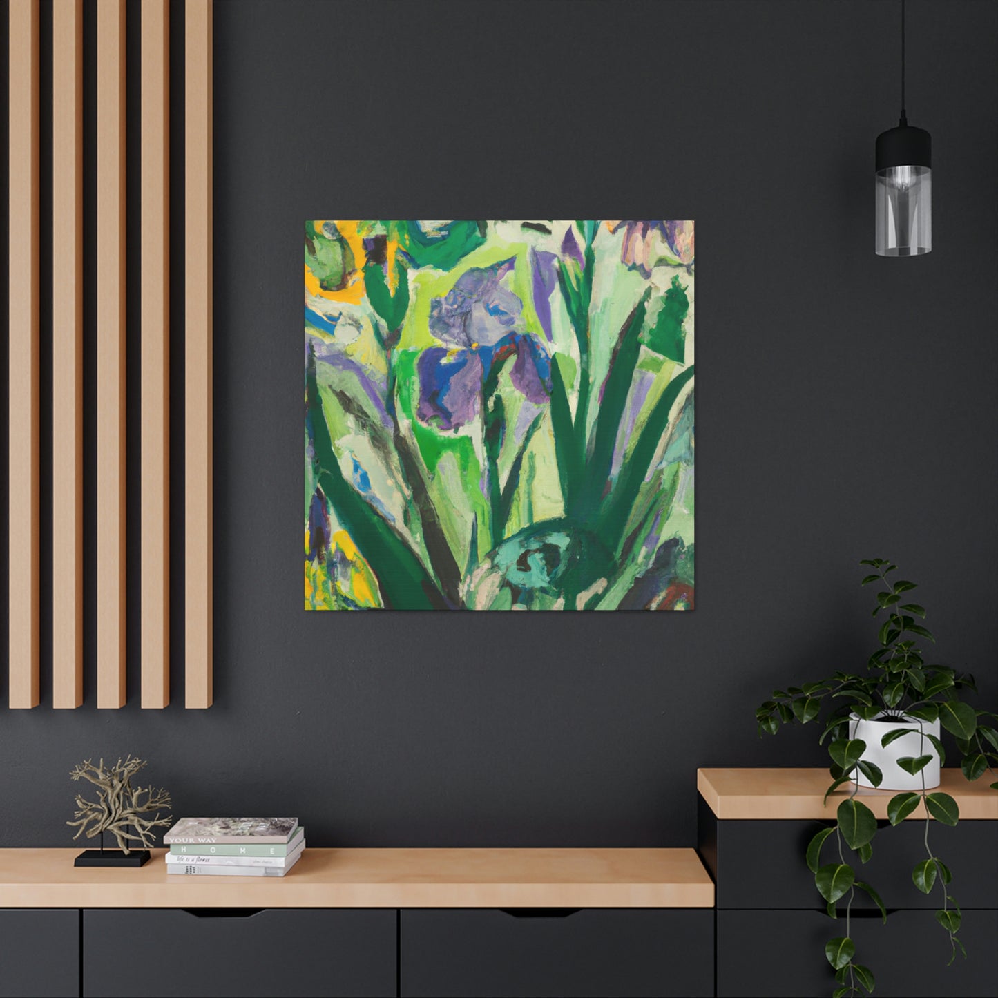 Iris and Expressionism - Canvas