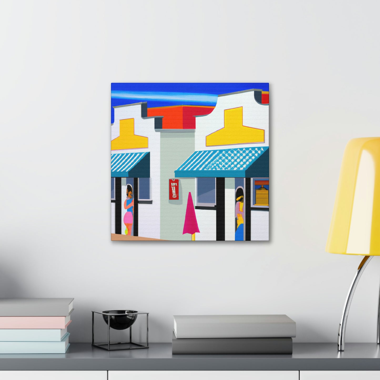 "Sparkling Beach Boutiques" - Canvas