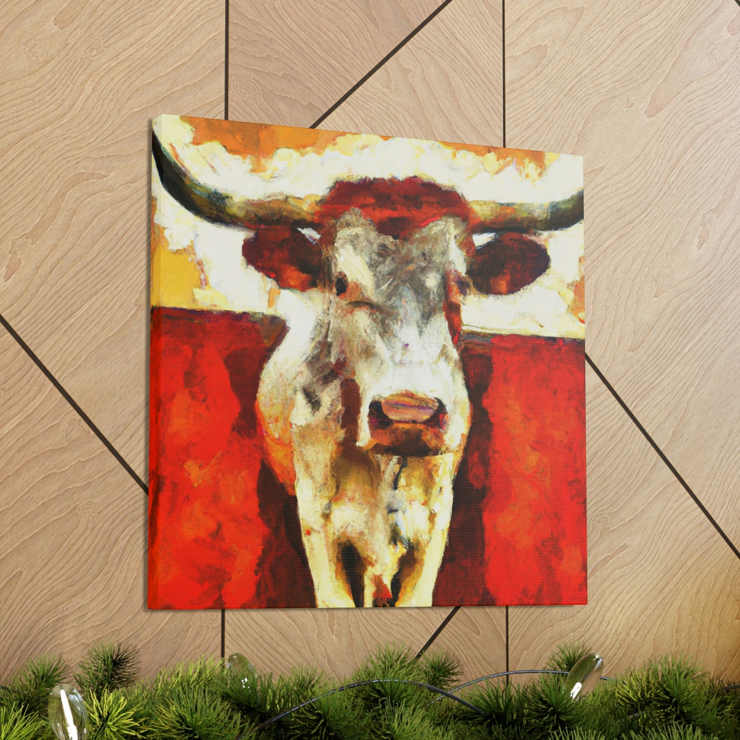 "Texas Longhorn Majesty" - Canvas