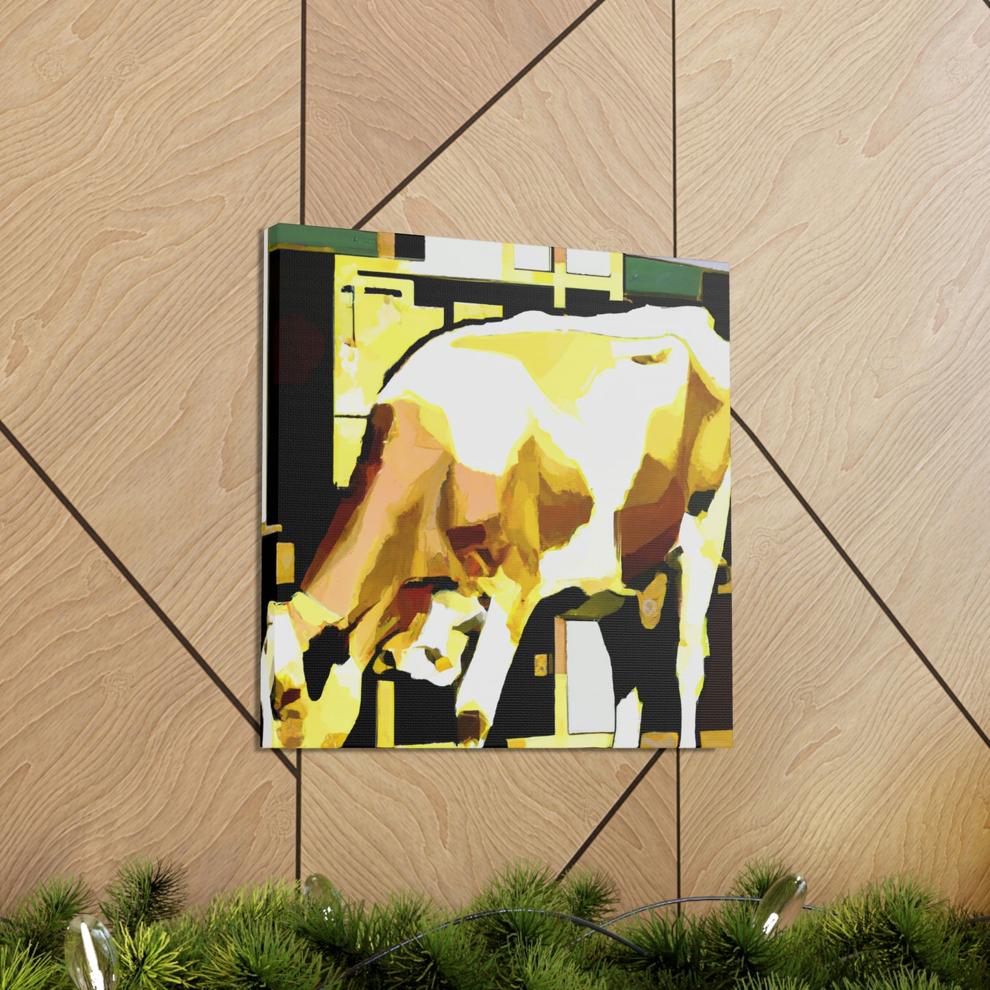 "Jersey Cow in Jazz." - Canvas