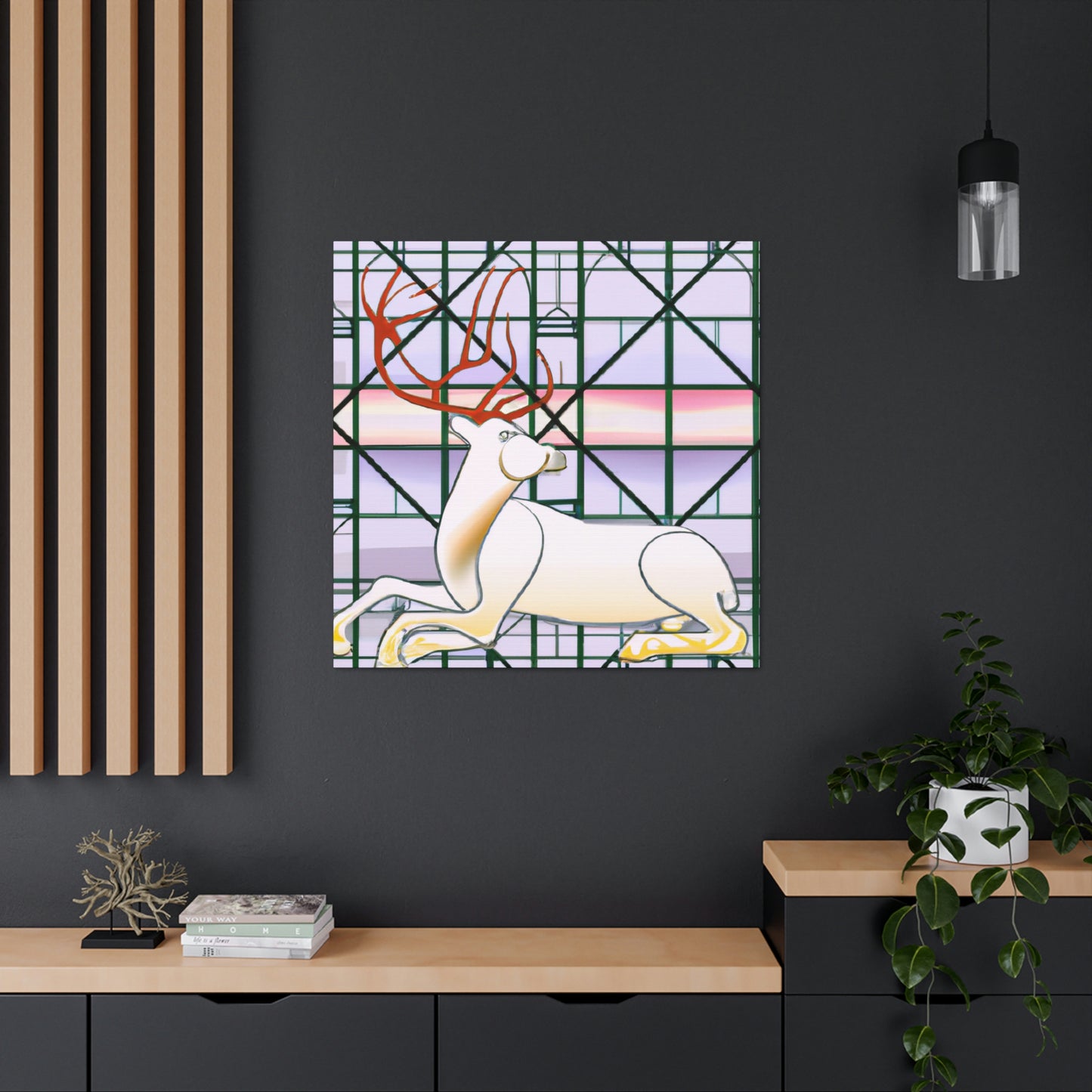 "Deer of the Deco" - Canvas