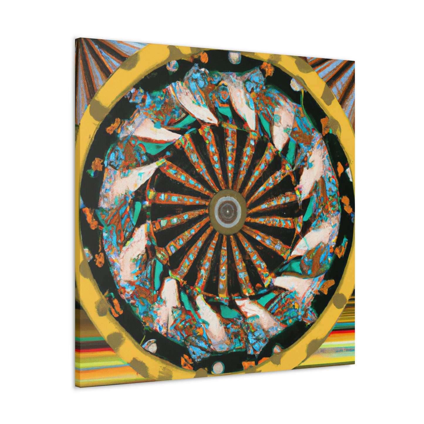 Wheels of Deco Beauty - Canvas