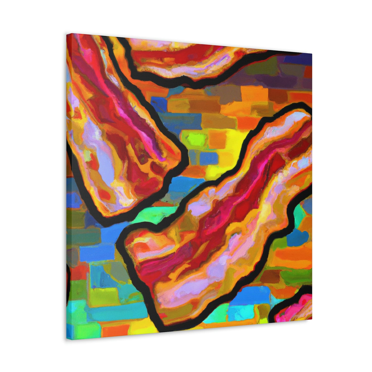 "Fauve Bacon Sizzle" - Canvas